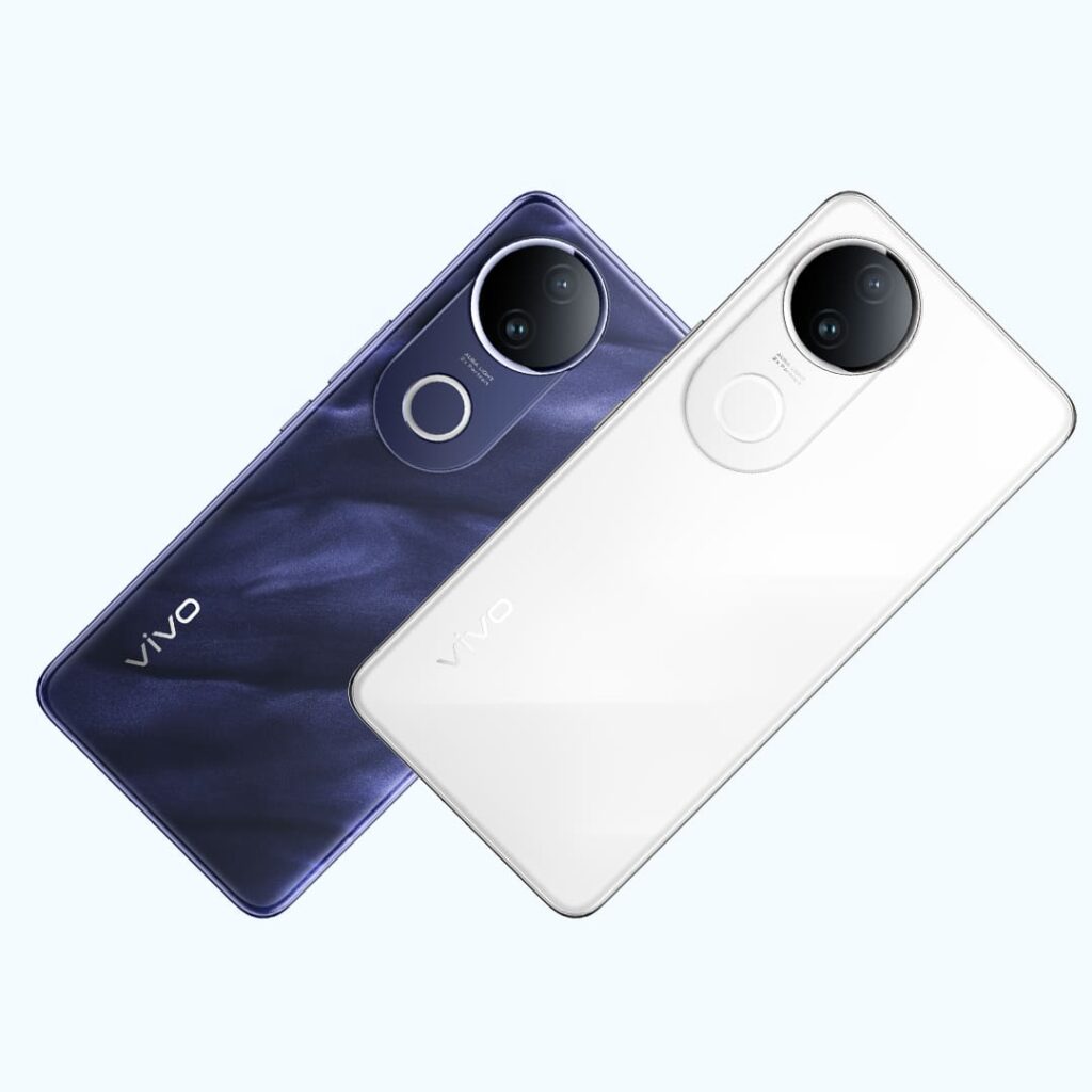Vivo T4R 5G
Arctic White and Twilight Blue.